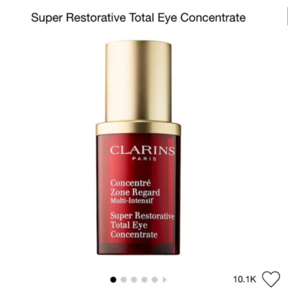 NIB CLARINS SUPER RESTORATIVE TOTAL EYE LIFT CREAM SERUM RARE DISCONTINUED